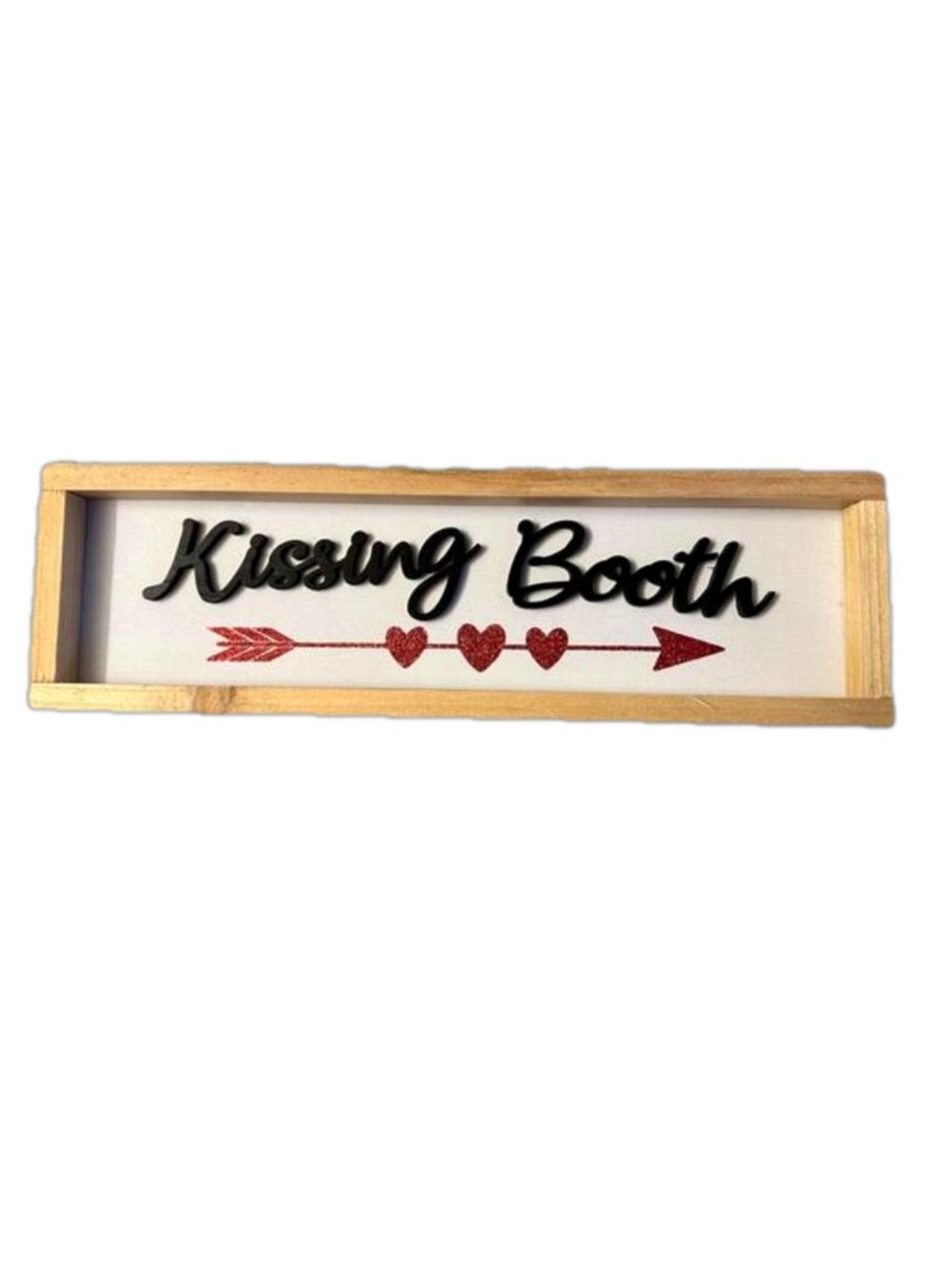 Ashland Kissing Booth Framed Sign 14 Inch